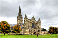 Salisbury Cathedral in early Autumn