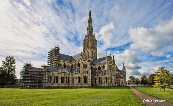 Salisbury Cathedralunder a WindySky