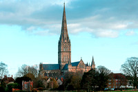 Salisbury Cathedral from the Water Meadows