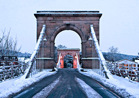 Marlow Bridge in Snow