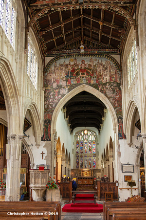 Church of St Thomas Becket and the Doom Painting