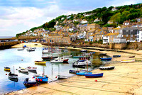 Mousehole  Harbour at Mid Tide
