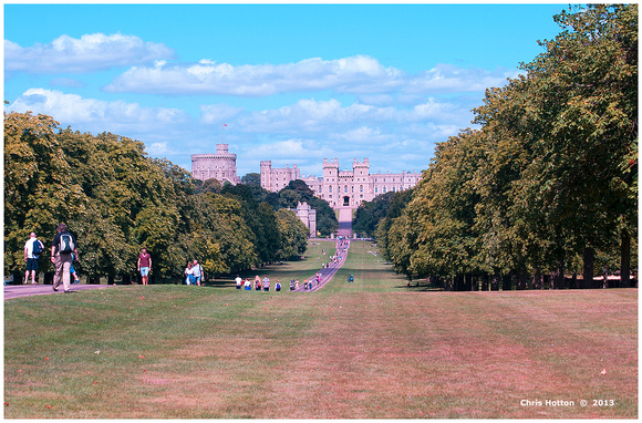 The Southern Aspect of Windsor Castle and The Round Tower