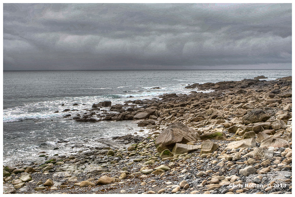Summer Storm approaching Mousehole