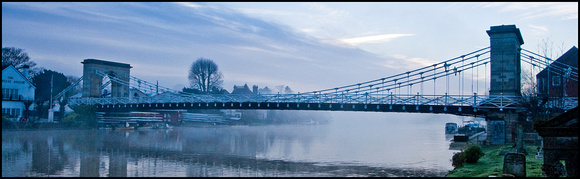 Early Morning below Marlow Bridge
