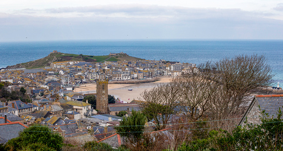 Panorama of St Ives, Cornwall